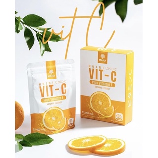 1 แถม1(ส่งฟรี)💥Mana Nutri Vit C🍊มานาวิตซี🍊กล่องละ 110 กรัม