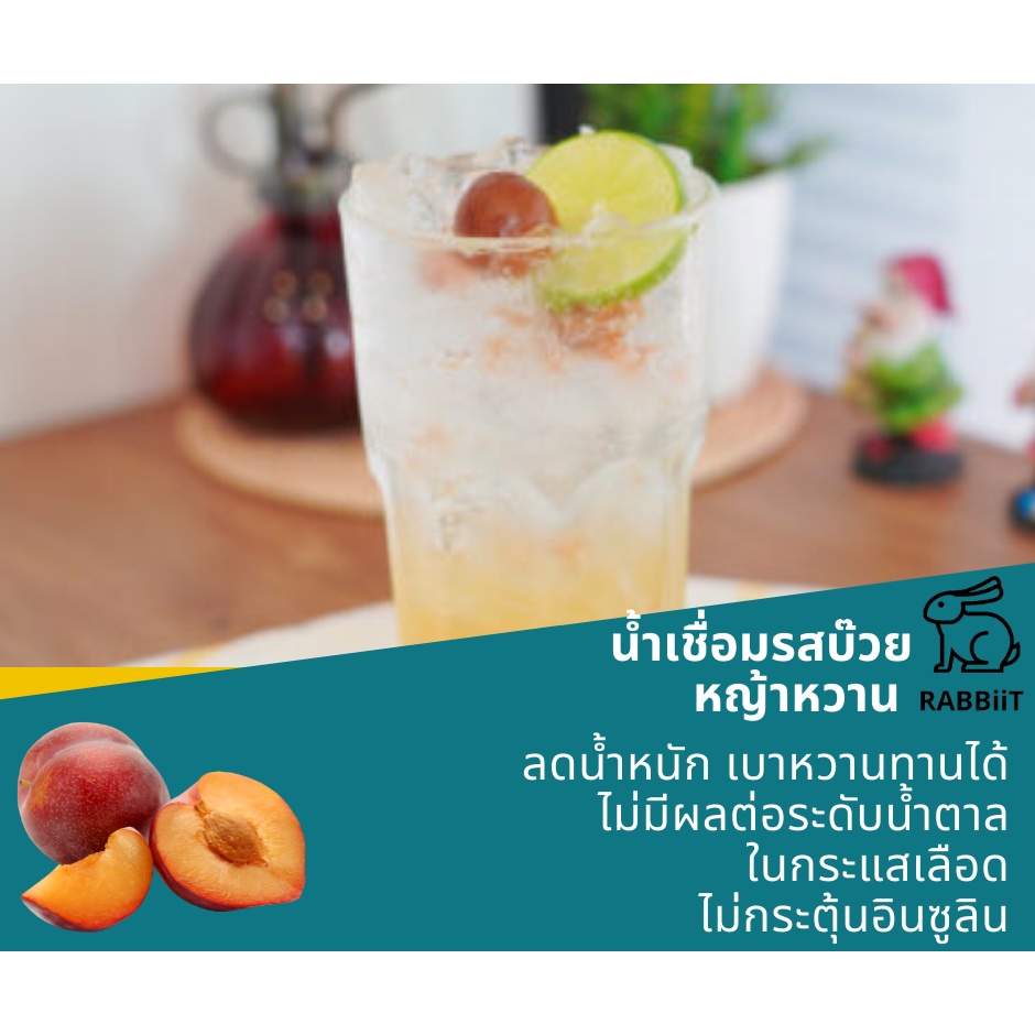 ภาพสินค้าไซรัป 0 cal (รสบ๊วยอุเมะญี่ปุ่น) สูตรไร้น้ำตาล สดชื่น ทานง่าย สะดวก เหมาะกับผู้ลดน้ำหนัก และคุมน้ำตาล จากร้าน rabbiit_official บน Shopee ภาพที่ 3