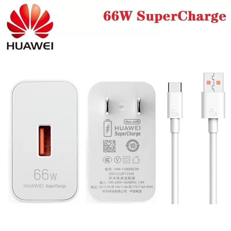 สายชาร์จ Huawei 66w แท้ charger 6A SuperCharge USB Type C cable For Huawei Mate 40 Pro mate30 40