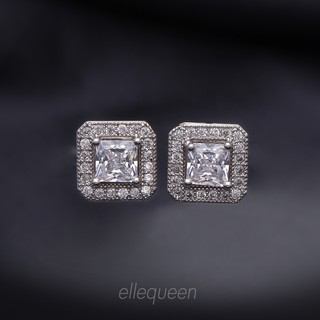 ElleQueen เครื่องประดับต่างหูเพชรล้อมเพชรสุดหรู เสริมความโดดเด่นบนใบหน้าให้ดูหน้ามองยิ่งขึ้น