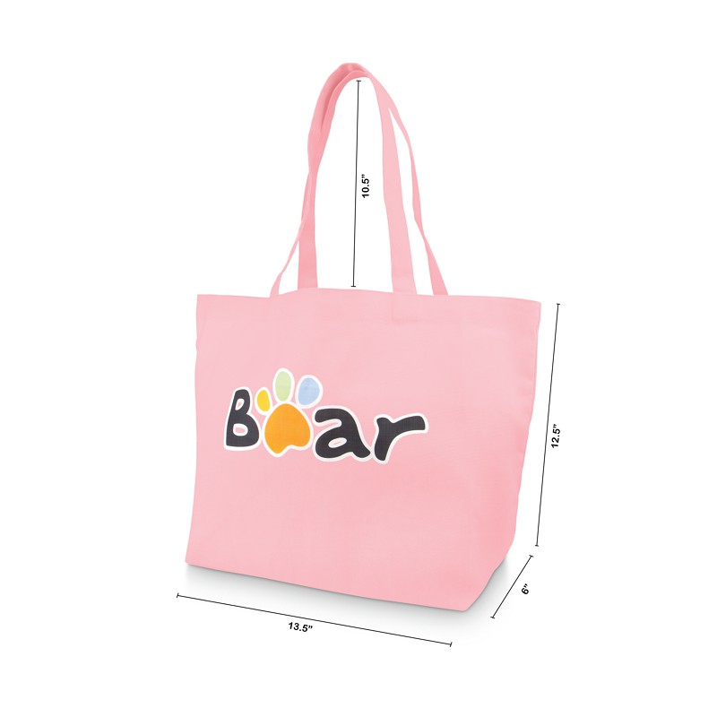 ภาพหน้าปกสินค้าBEAR กระเป๋าผ้า พี่แบร์ คละสี ฟ้า ชมพู เหลือง PREMIUM CLOTH BAG มูลค่า 490.- (BRZ003) ONZ036 Freegift จากร้าน bear_thailand บน Shopee