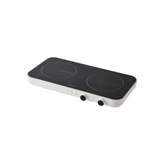 LocknLock เตาแม่เหล็กไฟฟ้าคู่ Square Double Induction รุ่น EJI326WHT