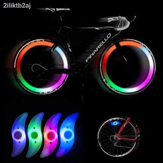 LED สีสันพูดแฟลชไฟจักรยานจักรยานขี่จักรยานล้อโคมไฟสว่าง