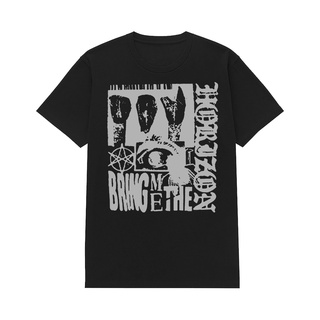 เสื้อยืดวินเทจเสื้อยืด พิมพ์ลายวง Rockerstar Bring Me The Horizon Bug สําหรับผู้ชายS-4XL