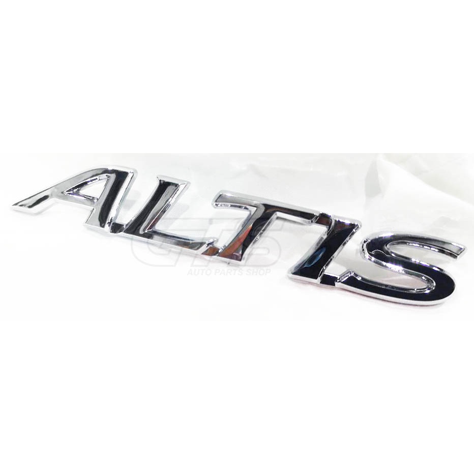 โลโก้-altis-logo-altis-ชุปโครเมี่ยม-ใส่-altis-แอลติส-ชุปโครเมี่ยม-1ชิ้น-toyota-altis-2008-2017-4-door-มีปลายทาง