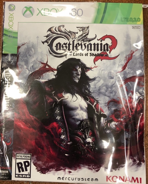 แผ่นเกมส์castlevania-2-xbox-360-สำหรับเครื่องที่แปลงเท่านั้