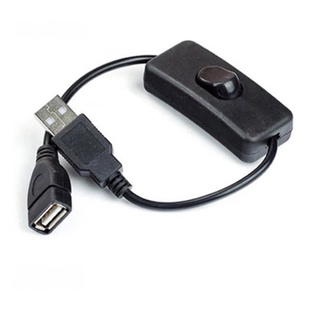 28ซม.สาย USB พร้อมสวิตช์เปิด/ปิดสายเคเบิลสลับสำหรับโคมไฟ USB พัดลม USB Power Supply line ขายร้อนทนทานอะแดปเตอร์