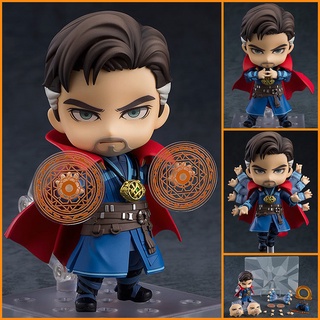 ฟิกเกอร์ อนิเมะ Marvel Avengers Infinity War Nendoroid #โมเดลฟิกเกอร์ Avengers Dr Strange Infinity Edition 1120-DX ขนาด 10 ซม. ของเล่นสําหรับเด็ก