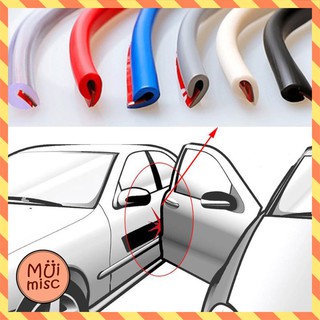 สินค้า MUIMISC - ยางกันรอยกันเสียง ยางกันกระแทกขอบประตูรถยนต์ ยางขอบประตูรถ เส้นตัดขอบประตู กระโปรงหลัง กันประตูเป็นรอย แบบหนา