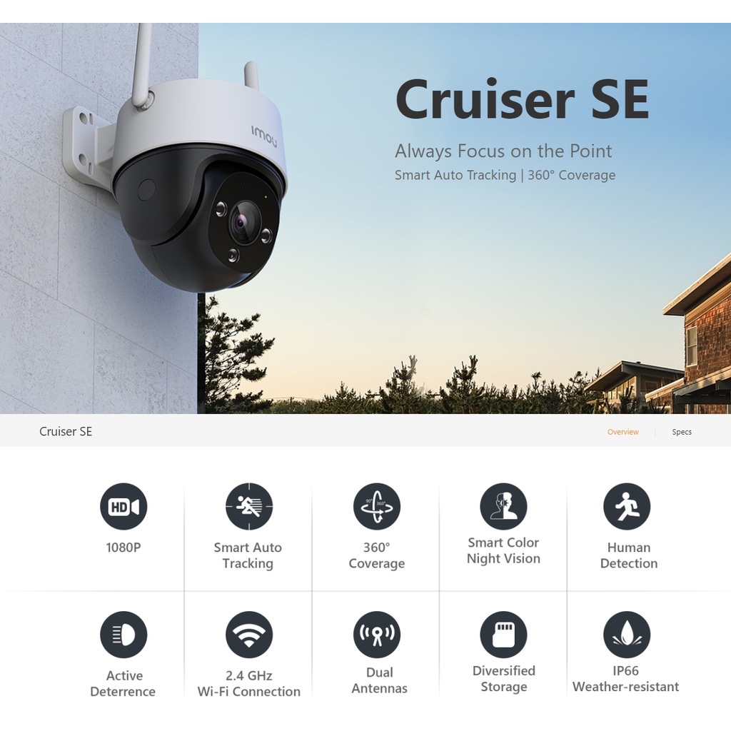 imou-cruiser-se-2mp-และ-4mp-h-265-กล้องวงจรปิดภายนอก-full-color-รับประกัน-2ปี