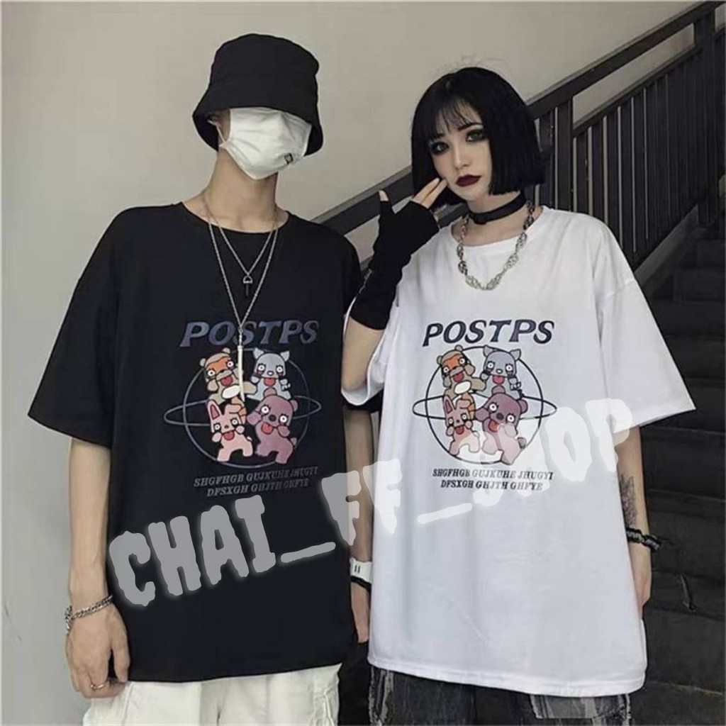 ff-shop-พร้อมส่ง-เสื้อยืด-oversize-ลายการ์ตูน-สไตล์เกาหลี-bb01