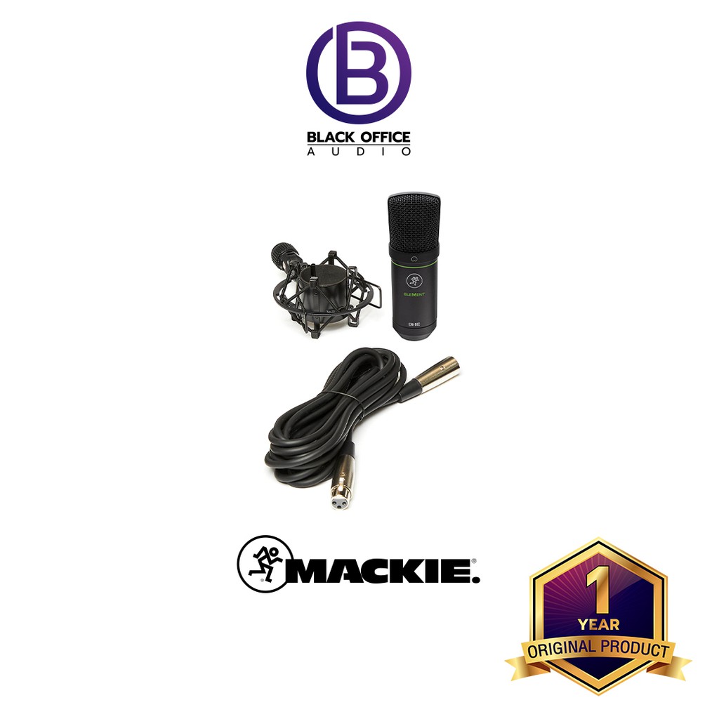 mackie-em-91c-ไมค์คอนเดนเซอร์-ไมค์อัดเสียง-บันทึกเสียง-โฮมสตูดิโอ-condenser-microphone-blackofiiceaudio