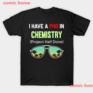 comic home 2021 เสื้อยืดแขนสั้น Phd Project Done สําหรับผู้ชาย sale