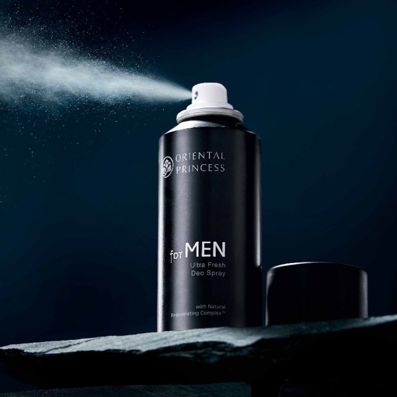 น้ำหอม-ระงับกลิ่นกายผู้ชาย-oriental-princess-for-men-ultra-fresh-maximum-protection-deodorant-deo-spray-linen-mist
