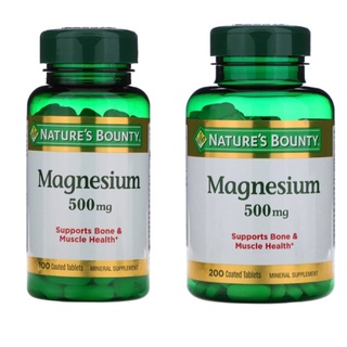 ภาพหน้าปกสินค้าNature\'s Bounty High Potency Magnesium 500 mg. ที่เกี่ยวข้อง