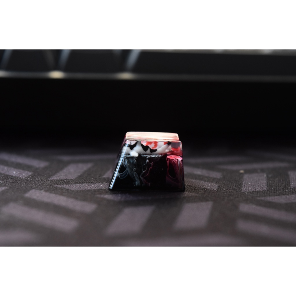 artisan-keycap-black-pink-carp-fish-งาน-handmade-งานฝีมือ-สวยงาม-พร้อมส่งในไทยครับ