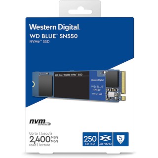 ภาพขนาดย่อของภาพหน้าปกสินค้า️SSD ใหม่  ️250GB / 500GB / 1TB SSD (เอสเอสดี) WD BLUE SN550 / SN570 PCIe/NVMe M.2 2280 ประกัน 5 ปี จากร้าน hardware_corner บน Shopee ภาพที่ 3