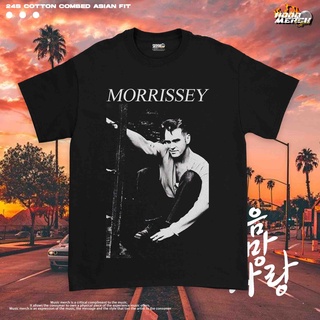 เสื้อยืดผ้าฝ้ายGILDAN เสื้อยืดพิมพ์ลาย Morrissey Band - First Of The Gang / Music สําหรับผู้หญิงL XL  XXL 3XL