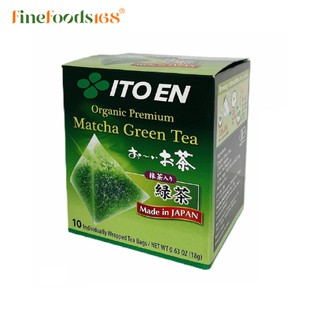 อิโตเอ็น มัชชะ เรียวกุชา (ชาเขียวมัทฉะชนิดซอง) 18 กรัม Itoen Premium TB Maccha Ryokucha 18 g.