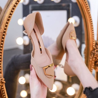 ภาพหน้าปกสินค้าAès รองเท้าส้นสูง รองเท้ามีส้นผญ ส้นสูง รองเท้า ผู้หญิง รองเท้ามีส้น ส้นสูงผู้หญิง รองเท้าผู้หญิงส้นสูง รองเท้าส้นสูงแฟชั่น รองเท้าสตรีสวย 22082002 ที่เกี่ยวข้อง