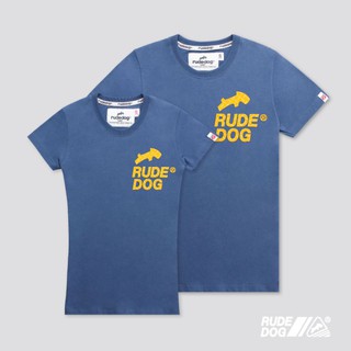 Rudedog เสื้อยืด รุ่น 2 lines สีดิฟซี (ราคาต่อตัว)