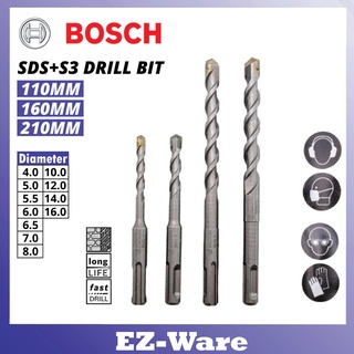 Bosch SDS ดอกสว่าน BOSCH Bit Gerudi SDS plus -1 (ขนาด 4.0-16 มม.)