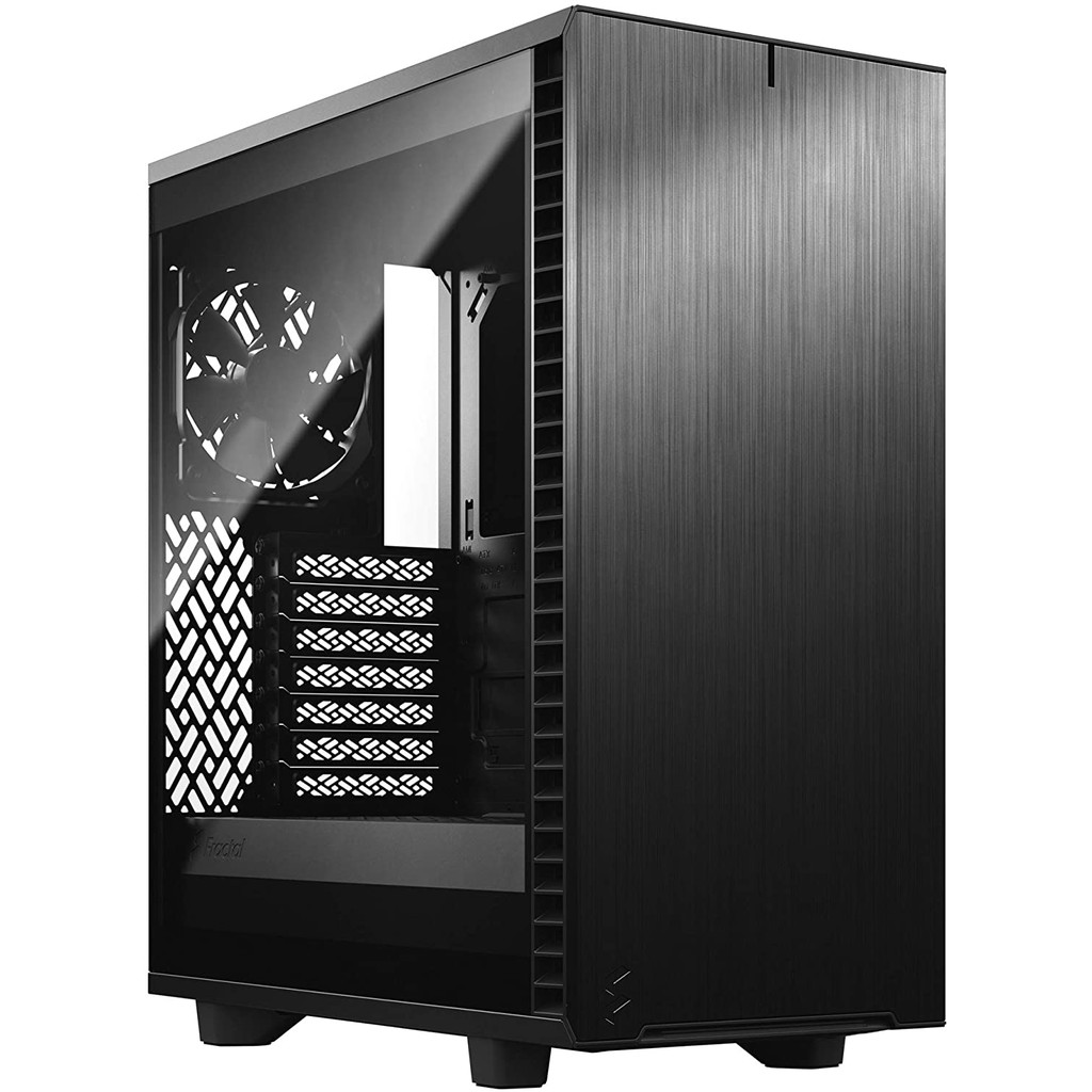 Fractal Design Define 7 Compact Black Brushed Aluminum/Steel ATX ...