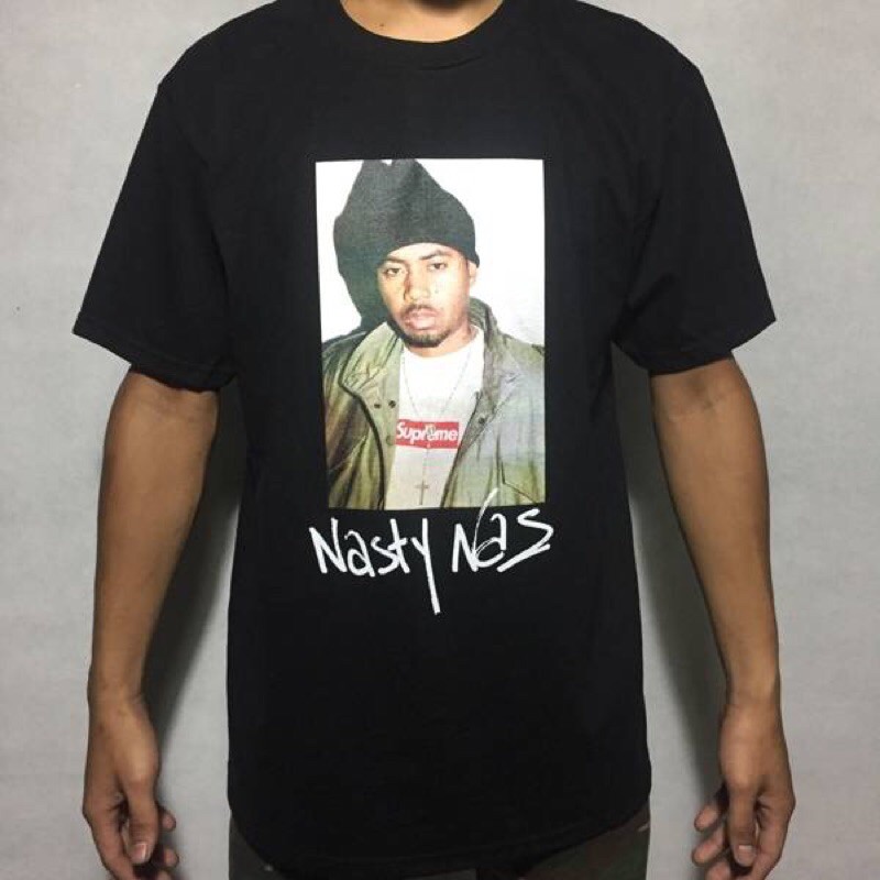 เสื้อยืด-supreme-nasty-nas-เสื้อสตรีท-supreme-nasty-nas