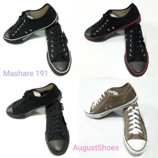 🔥Hot item🔥 ส่งไวกว่า!!! ราคาถูกที่สุด!!! ในShopee!!! รองเท้า​ผ้าใบ ​Mashare​ รุ่น 191​ ชาย​ หญิง​ 37 - 43