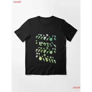 【2022New】New ซูเปอร์มาริโอ เสื้อยืดพิมพ์ลาย Captn. Olimar Little Helpers Green Version T-Shirt เสื้อยืดธีมการ์ตูนสามารถป