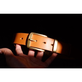 Beltsmith : Tan craft leather เข็มขัดหนังแท้