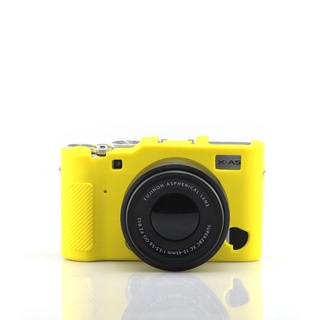 Body Cover Case Skin for X-A5 XA5 Soft Rubber Silicone Camera Bag for XA5 X-A5 YELLOW (0561)