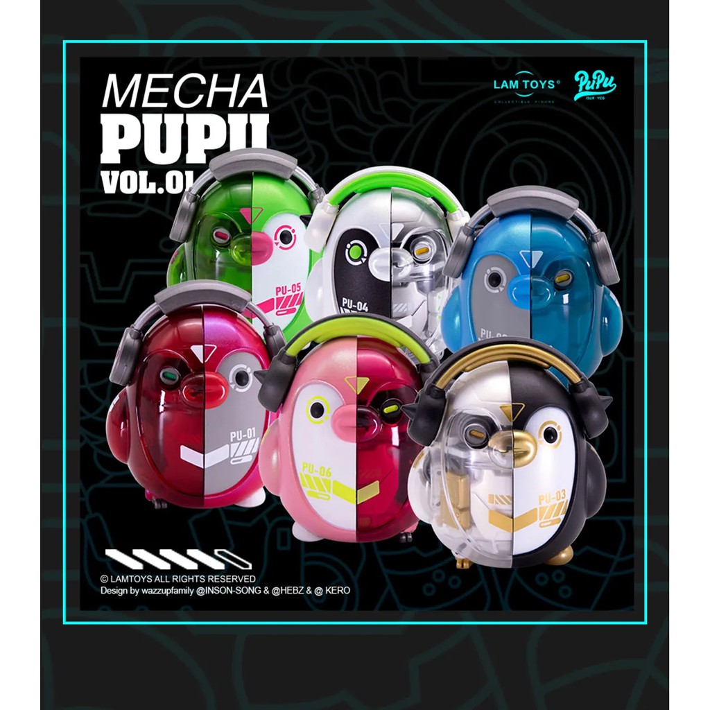 มีของพร้อมส่ง!!! lamtoys mecha pupu vol.1 (แบบสุ่มและแบบแยก