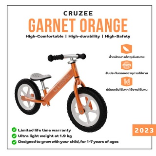 Cruzee Ultralite New 2023 จักรยานบาลานซ์ไบค์ ครูซซี่ สีส้ม