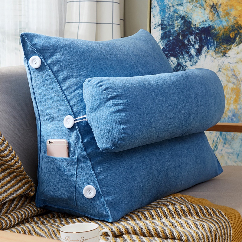 บลูไดมอนด์-bed-triangular-cushion-chair-bedside-lumbar-chair-backrest-lounger-lazy-office-chair-living-room-reading-pil
