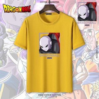 เสื้อยืดสีขาว - DRAGONBALL jiren tshirt สําหรับผู้ชายเสื้อยืดหลวมท็อปส์ซู