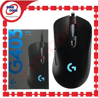 เมาส์ MOUSE USB Logitech G403 HERO Gaming Mouse Play Advance สามารถออกใบกำกับภาษีได้