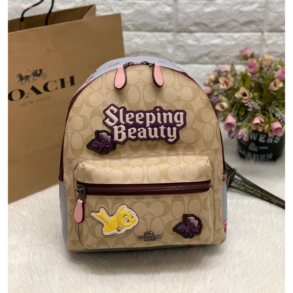 Coach sleeping beauty backpack hotsell