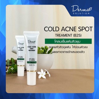 Cold Acne Spot Treatment (10 g) โคลนเย็นแต้ม สิวอักเสบ ยุบ- ละลาย หัว สิวอุดตัน