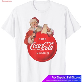 ผ้าฝ้าย 100% เสื้อยืดแขนสั้น Coca Cola Holiday Wish T-Shirt Popular T-shirtsS-3XL