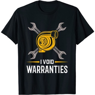 เสื้อยืด  Clothes I void Warranties T-Shirt - Car Mechanic Auto Repair Gift