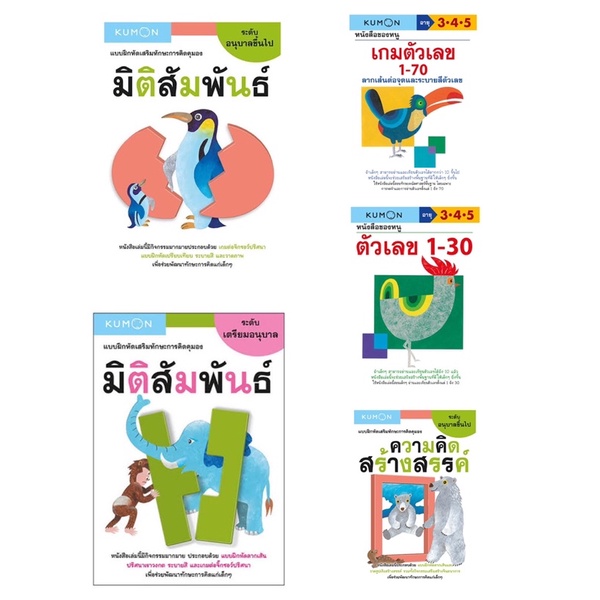 แบบฝึกหัดเสริมทักษะการคิด-kumon-ราคาปก-100