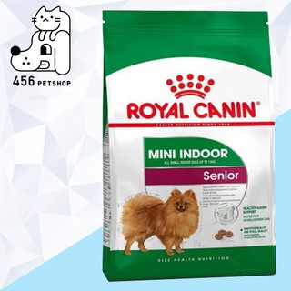 [ Ex.12/2023 ] Royal Canin 3kg. Mini Indoor Senior อาหารสุนัขสูงวัย เลี้ยงในบ้านพันธุ์เล็ก🐕