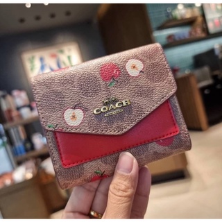 COACH ใบสั้น หน้งแท้ 💯SMALL WALLET โค้ช