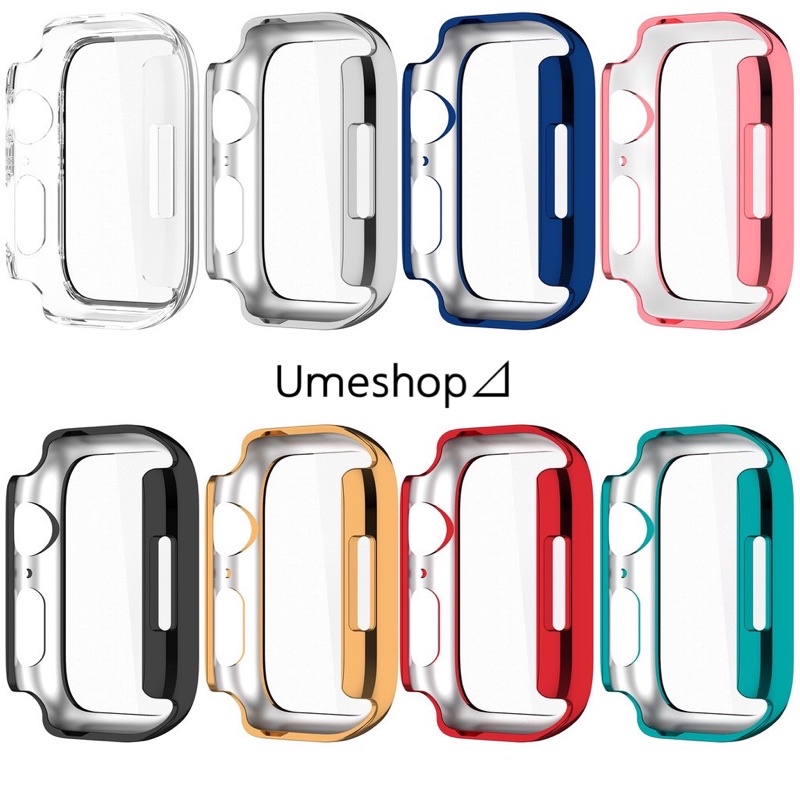 ภาพหน้าปกสินค้าcase เคส iwatch สำหรับ watch 8 7 case iwatch เคส + ฟิลม์กระจกในตัว เคสกระจก ขนาด41mm 45MM . จากร้าน umeshop บน Shopee