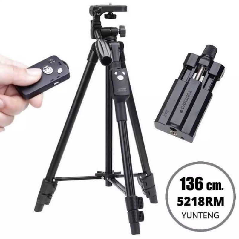 ขาตั้ง-tripod-vct-5218-ของแท้-ปรับได้-3-ระดับ-ตั้งกล้องและมือถือ-ทั้งแนวตั้ง-แนวนอน-แถมฟรี-remote