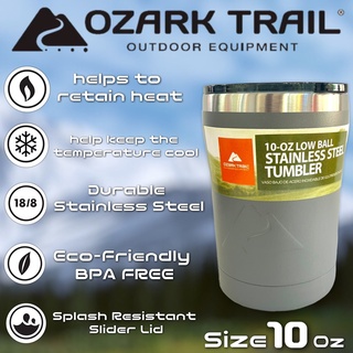 แก้วน้ำสแตนเลสเก็บความเย็น Ozark trail low ball 10oz (waffle bangkok)
