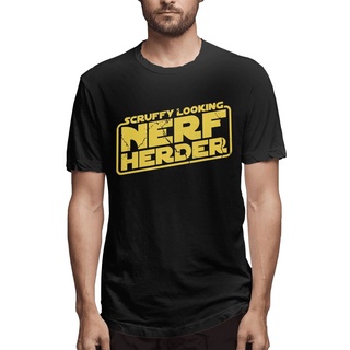 เสื้อท็อป Nerf Herder Sci Fi สีดํา เหมาะกับของขวัญ สําหรับผู้ชาย