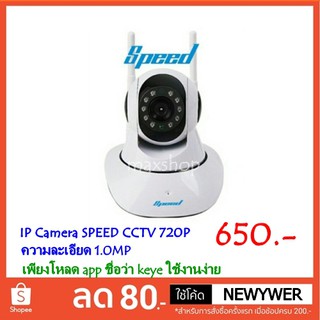ภาพหน้าปกสินค้ากล้องวงจรปิดไร้สาย IP Camera SPEED CCTV 720P WIFI HD 1.0MP Video Surveillance P2P Home Security Monitor ที่เกี่ยวข้อง
