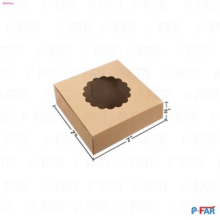 กล่อง"แม็ค" พิซซ่า (7x7x2") (100 ใบ)